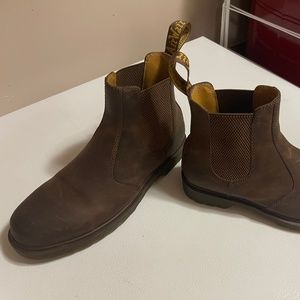 Dr Marten’s Crazy Horse leather Chelsea boots